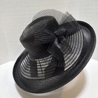  118 Bellissima Spring Summer Easter Church Wedding Derby Hat  Bh312406 Black