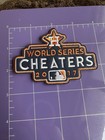 Houston Astros 2017 Mlb World Series Cheaters Embroidered Patch Baseball