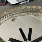 Vintage Filigree Oval Vanity Mirror Tray 13 5  X 8 5    Perfume Dresser  g 