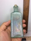 Vtg Antique Aqua Blown In Mold Dr Porter Medicine Bottle New York Ny Medicine 