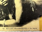 Vintage 1943 Wwii Post Card Us Army Postal Service Stamped Belles Mauresques Ww2