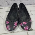 Crocs Shoes Womens 9 Lina Luxe Ballet Flats Studded Floral Comfort Casual