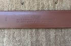 Vintage Coach 8500 Black Leather Belt Small 27 25    Usa Made Brass Buckle