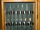 Vintage Irwin Complete 13 Pc Set Auger Brace Bits Usa W  Orig Wood Storage Box