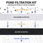 Activated Carbon Aquarium Filter Media Pad W  Sponge Foam For Fish Tank Canister