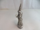 Ray Lamb Perth Pewter Wizard Statue Crystal Ball Magic Sorceress 1980 Signed