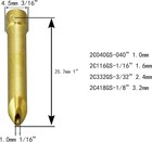 Riverweld Tig Wedge Collet 2c418gs 1 8  3 2mm Sr Wp 9 20 25 Welding Torch 20pk