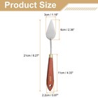 Painting Palette Knife 2 36  X 1 18  Stainless Steel Teardrop Blade