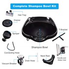 Byootique Shampoo Bowl Hair Sink Basin Beauty Salon Barber W  Gel Neck Rest
