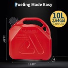 10l Fuel Tank Portable Oil Storage Can For Boat Vehicle   Outdoor Machinery
