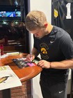 Kaden Wetjen Autographed 8x10  Photo Signed Iowa Hawkeyes Free Shipping     