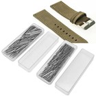 Replacement 8-25mm Stainless Steel Watch Band Strap Cotter Pin spring Bar Parts