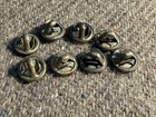 8 Wwii Clutch Backs For Wings Cib Rank Etc   Early Patent Pending   Lot   17
