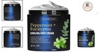 8 Fl Oz Peppermint   Eucalyptus Foot Cream - Deep Hydration   Instant Relief