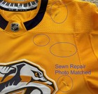 Pekka Rinne Predators Game Worn Jersey -hhof Photo Matched 300th Win Vezina Yr    