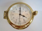 Vintage All Brass Viking Iver Weilbach Ship s Bell Marine Clock Battery Not Work