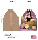 Elvira Easter Bunny  Lifesize Standup Standee Cardboard Mistress Dark Prop