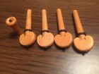 Violin Boxwood Parts Accessories Set 4 4 Pegs  Endpin tailpiece chinrest Us Ship