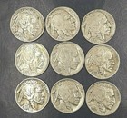 Buffalo Nickels Full Date 9 Per Lot