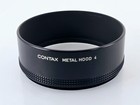      mint  Contax Metal Hood 4 With 55 86 Adapter Ring Genuine From Japan