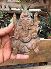 1800 s Ancient Rare Natural Wooden Hand Carved Figure Hindu s God Ganesha 5 5x4