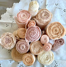 Vintage French Dolls Mixed Lot Assorted Lace Rolls Unused 2lbs 9 3 Oz