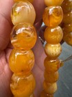 Large Honey Amber Style Prayer Beads 33 Tasbih Misbaha Handmade