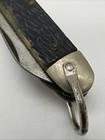 Vintage Official Bsa Cub Scout Pocket Knife Camillus Ny Blue Handle 3 Blades