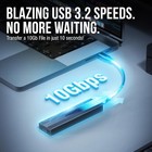 Sabrent Usb 3 2 Type-c Tool-free Enclosure For M 2 Pcie Nvme And Sata Ssds  ec-s