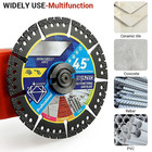 3pcs Diamond Multi-purpose Saw Blades 4 5 Inch Heavy Duty Diamond Cutting Blades