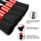 Hmpll 10pcs Auto Car Detailing Brush 10 Pack   Red Detailing Brush Set  Red 