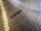 Paiste 2002 Black Label Crash 16  Cymbal Vintage Swiss Made Very Good
