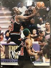 1997-1998 Chicago Bulls Nba Finals Commemorative Plaque - 6 Rings