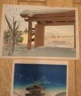 Japanese Tomikichiro Wood Block Prints  2  From 36 Views Of Mount Fugi Read Desc