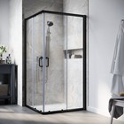 Sunny 36  X 36  X 72  Corner Shower Door Shower Enclosure Sliding Tempered Glass