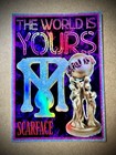 Scarface Movie Sticker  The World Is Yours Holographic Sticker 2 5in X 3 5in