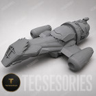 Firefly Serenity 24in Grey Fully Assembled 3d Printed Ship Display Model