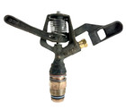 4 Rain Bird 30h 3 4  Brass Impact Sprinklers Farm Rebuilt Water Tested List  85