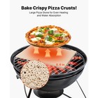 Kffkff 20x14x0 6in Cordierite Pizza Stone 1450    W  Metal Peel   Scraper
