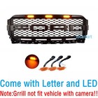 For Ford F150 Grill 2021 2022 2023 Raptor Style Front Mesh Grille W led Letter