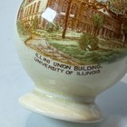University Of Illinois - Il Souvenir Antique Staffordshire Winton Creamer