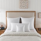 Euro Pillow Inserts Set 26x26 In White Down Feather Bedding Set