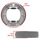 Front Brake Pads   Rear Shoes For Kawasaki Kz550a Kz550c Kz550m Kz550f 1980-84