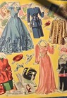 Vtg Magazine Cover Girls Paper Dolls Merrill 1944 Uncut Original 