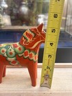 Vtg Dala Sweden Nils Olsson Akta Dalahemslojd Carved Hand Painted Wood Horse