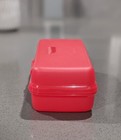 Tupperware Hoagie Sub Keeper Hinged Lunch Box Sandwich Rectangle Red  New 