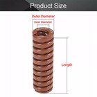 Brown Od 8mm-35mm Compression Spring Heavy Duty Stiff Heavy Load Die Springs