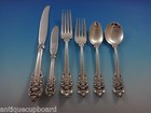 Grande Baroque By Wallace Sterling Silver Flatware For 18 Set 116 Pieces 