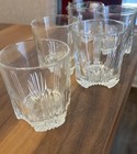 Whiskey Decanter Set Glass Bottle 5 Glasses Crystal Like Liquor Wine Stopper