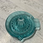 Vintage Arc France Style Turquoise Juicer Depression Glass Beaded Excellent Cond
